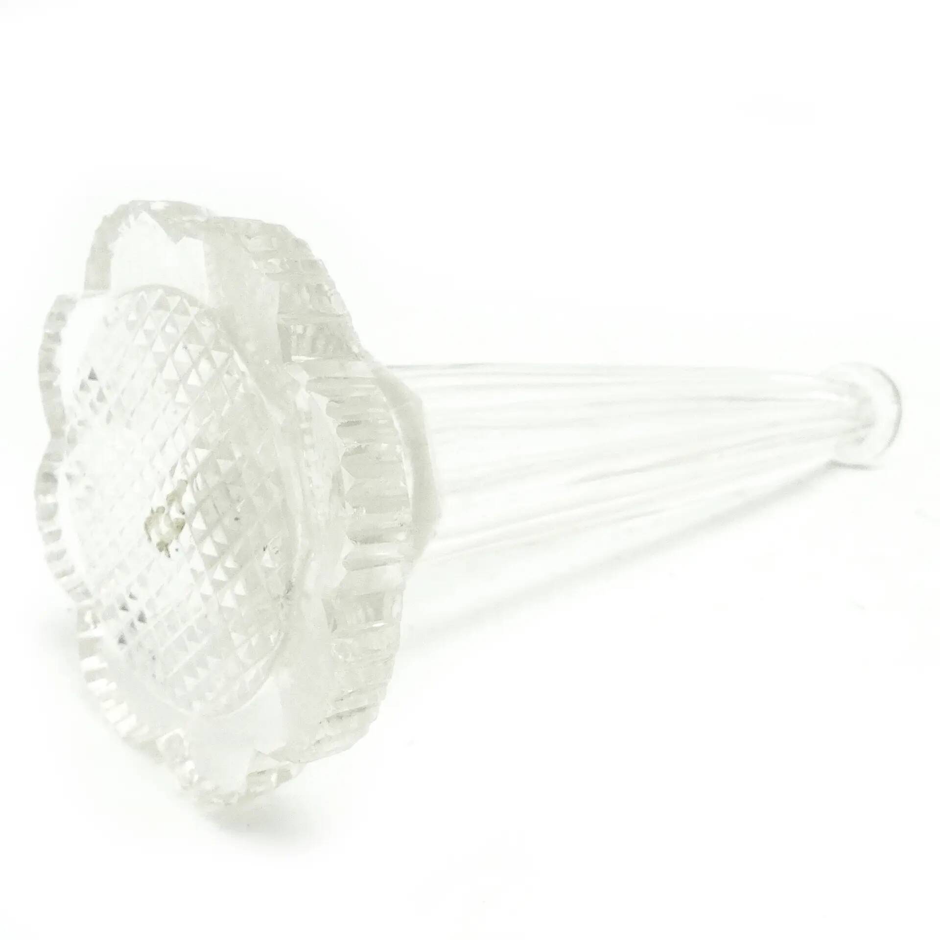 Art Deco vase, crystal, Czechoslovakia, 1930s