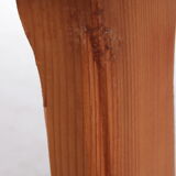 Vintage pine wooden bench tough look from france