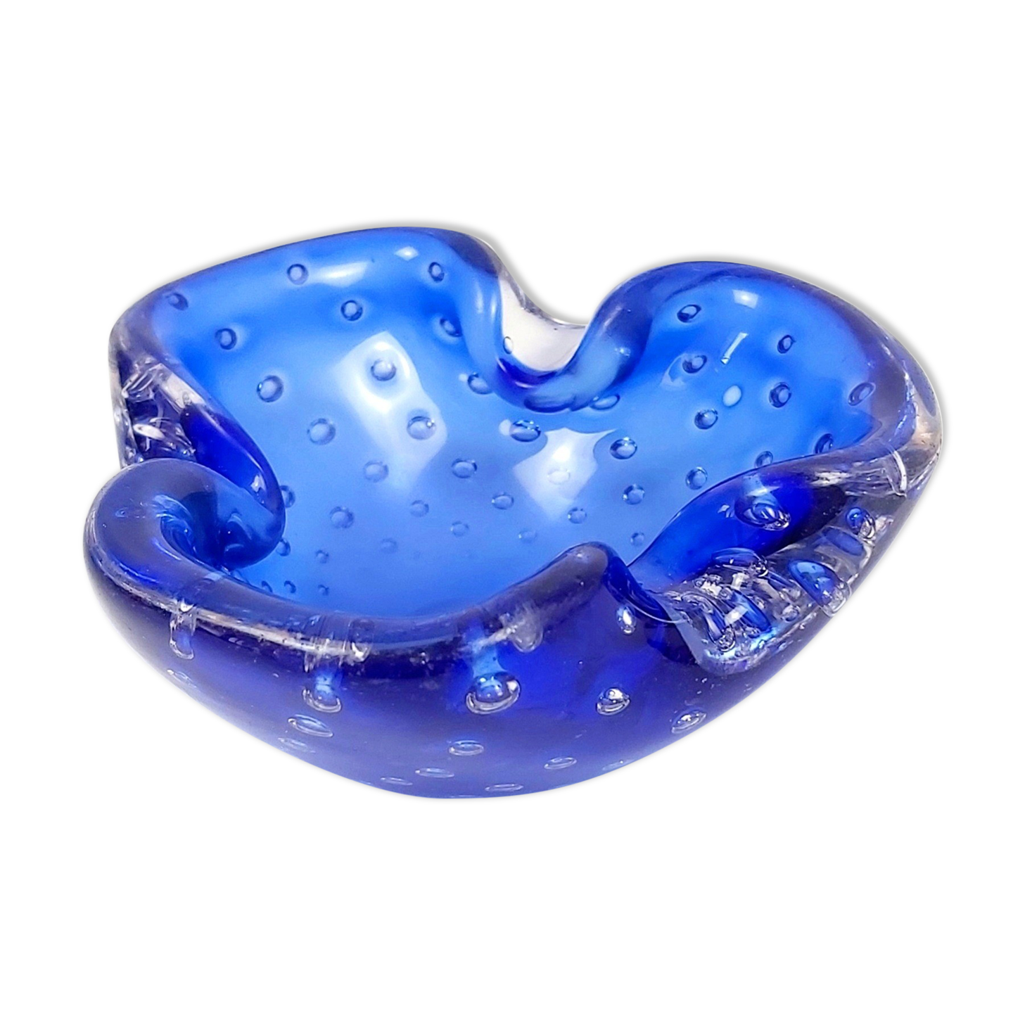 Bullicante Murano Glass Bowl or Ashtray by Barovier & Toso, Italy, 1960s