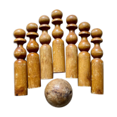 Wooden bowling