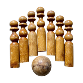 Wooden bowling