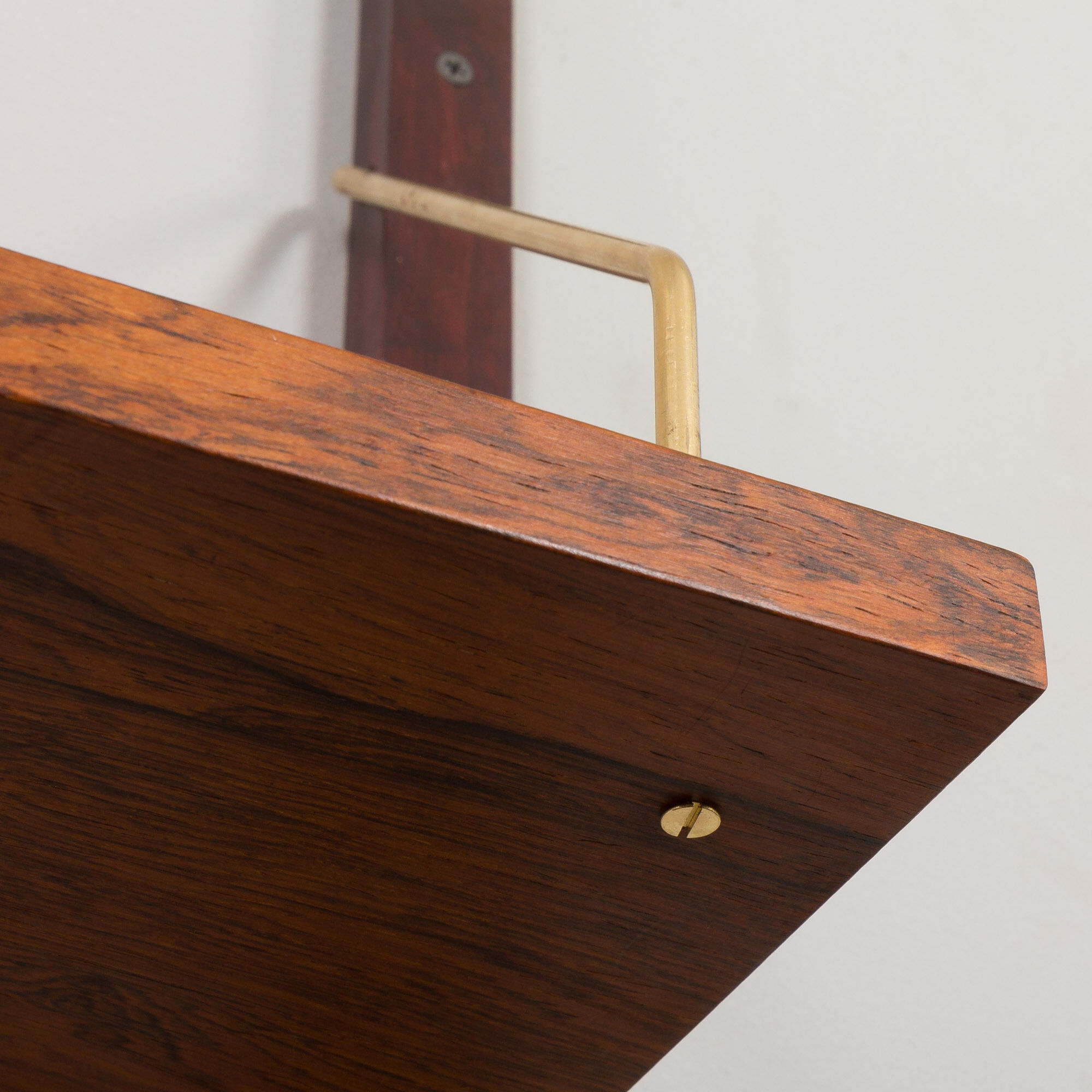 rosewood wall unit by Preben Sorensen for PS System, Randers, 1960s