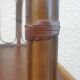 Pair of rattan shelves