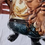 Mouzin-lecat brand onnaing flower pot from 1870 salamandre model