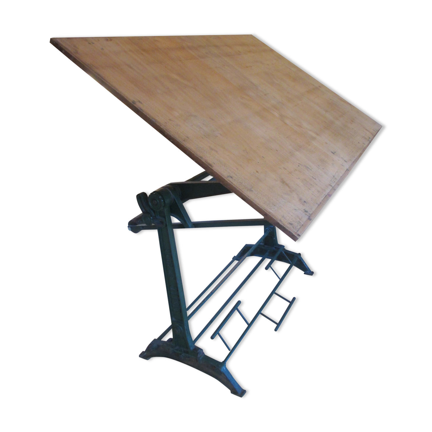 Drawing table 1950 UNIC cast iron base