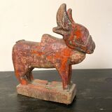 Indian sculpture representing a sacred cow