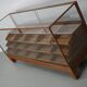 Antique British oak haberdashery cabinet, 1930s