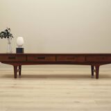 Walnut lowboard, Danish design, 1970s, manufactured in Denmark