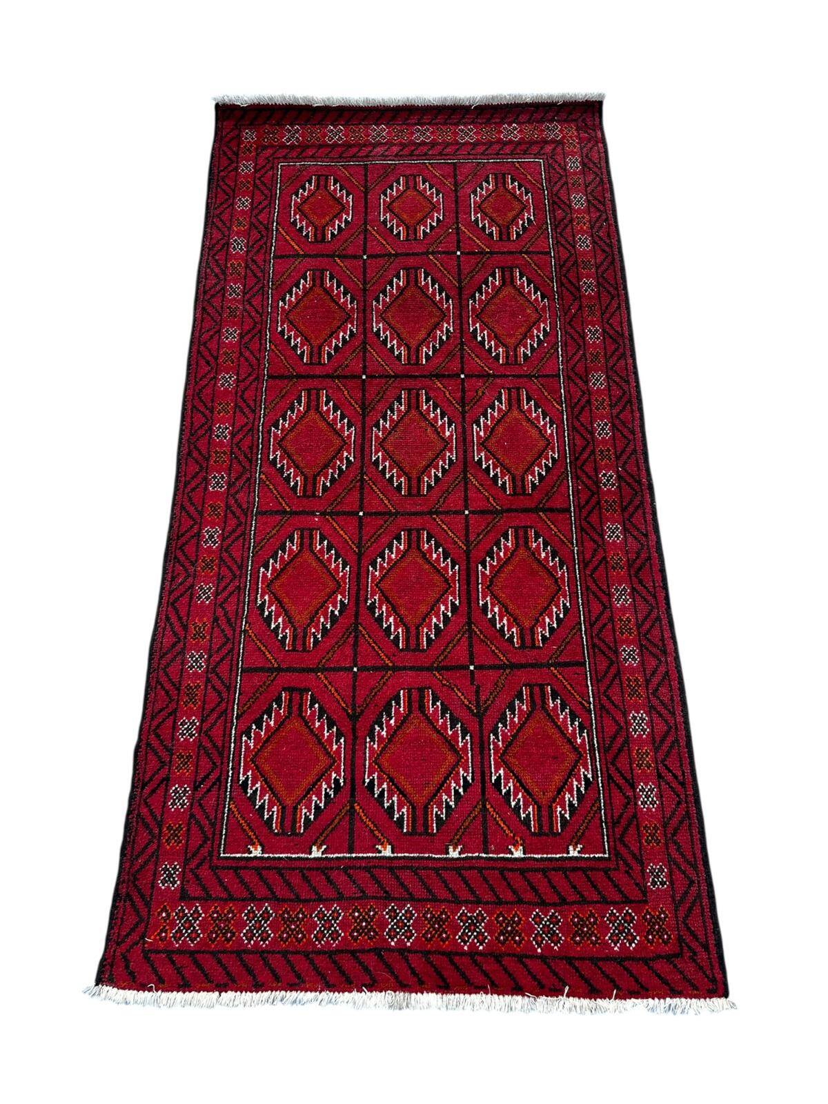 Handmade Persian rug 200cm x 100cm