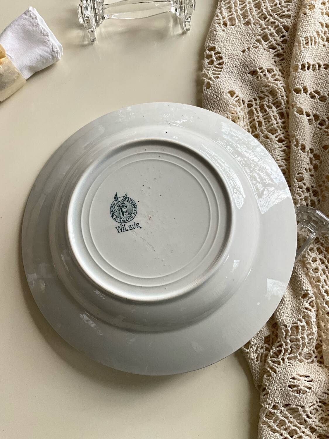 Mix and match old deep plates.