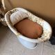 Vintage molded plastic cradle 70'