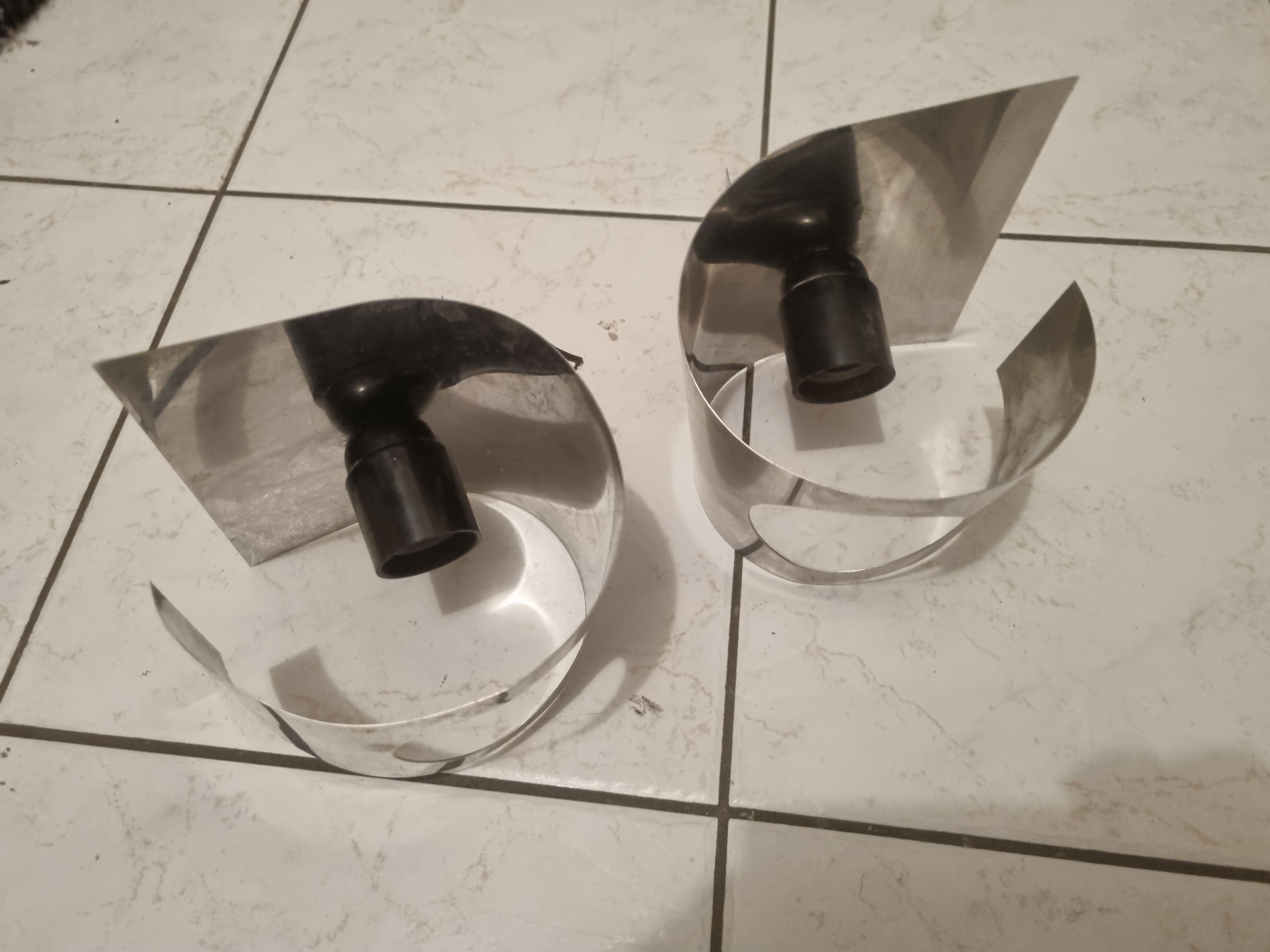 Pair of vintage wall lamps