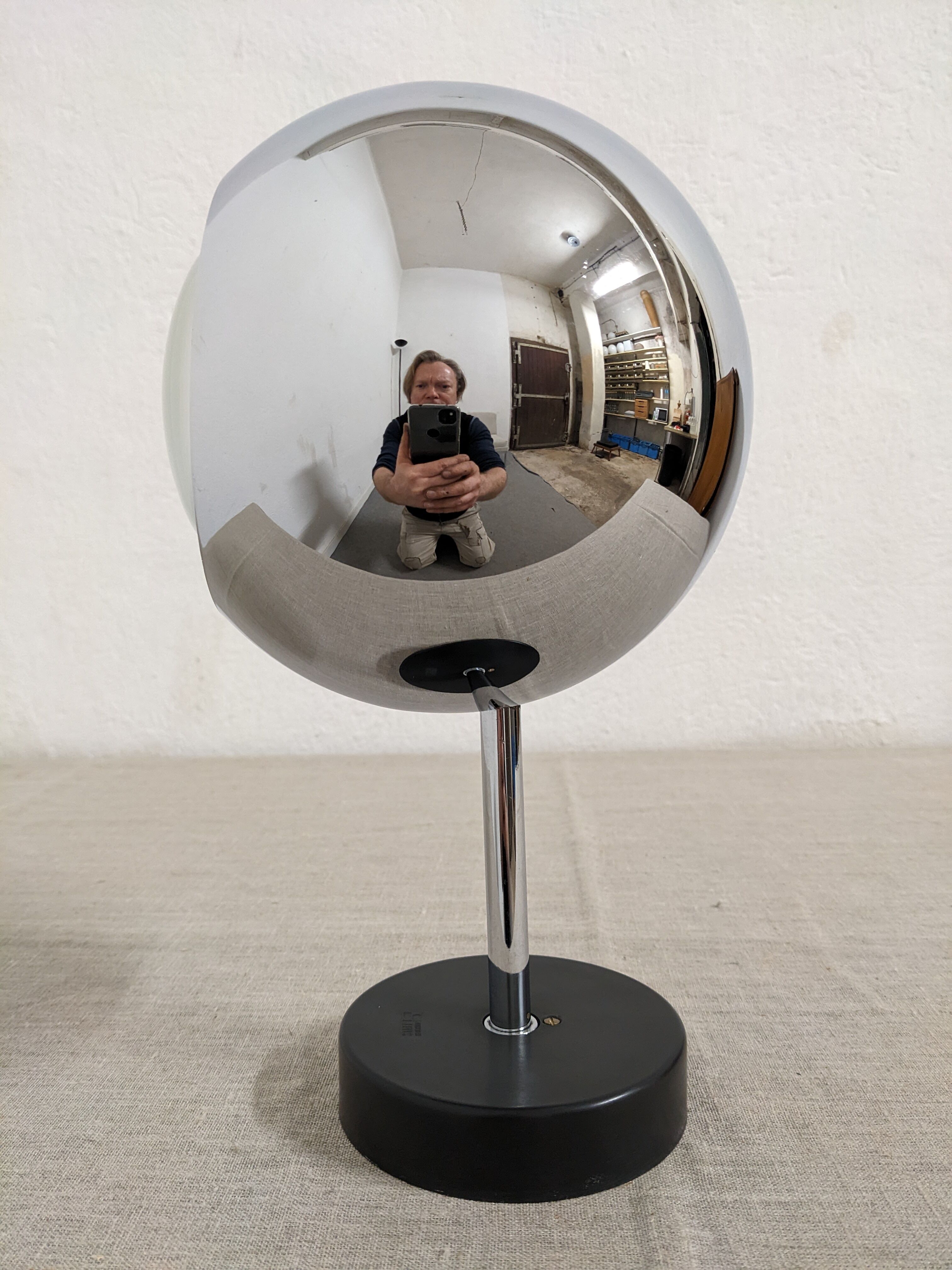 Series of 4 wall lights eye ball XL by Staff Leuchten years 60/70