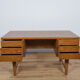 Mid-century freestanding oak desk, 1960s