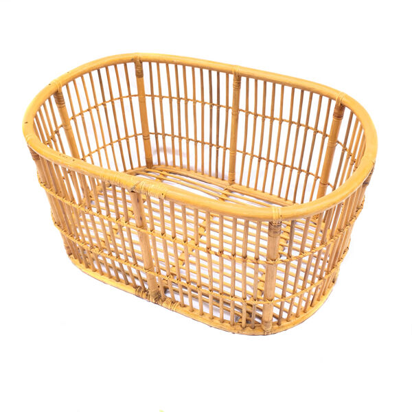 Berceau en rotin vintage pour bébé