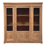 Bibliothèque ancienne en chêne (rénovée)