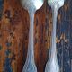 4 vintage silver metal cutlery - 209 grams