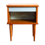 60s-old bedside wood - blue
