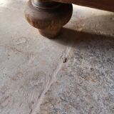 Old wooden chest of drawers plus veneer