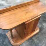 Console Art Deco walnut