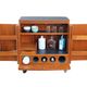 Danish teak bar cabinet by Illum Wikkelsø for CFC Silkeborg, 1960s.