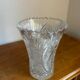 Vintage cut crystal vase – Bohemian crystal – 1950s