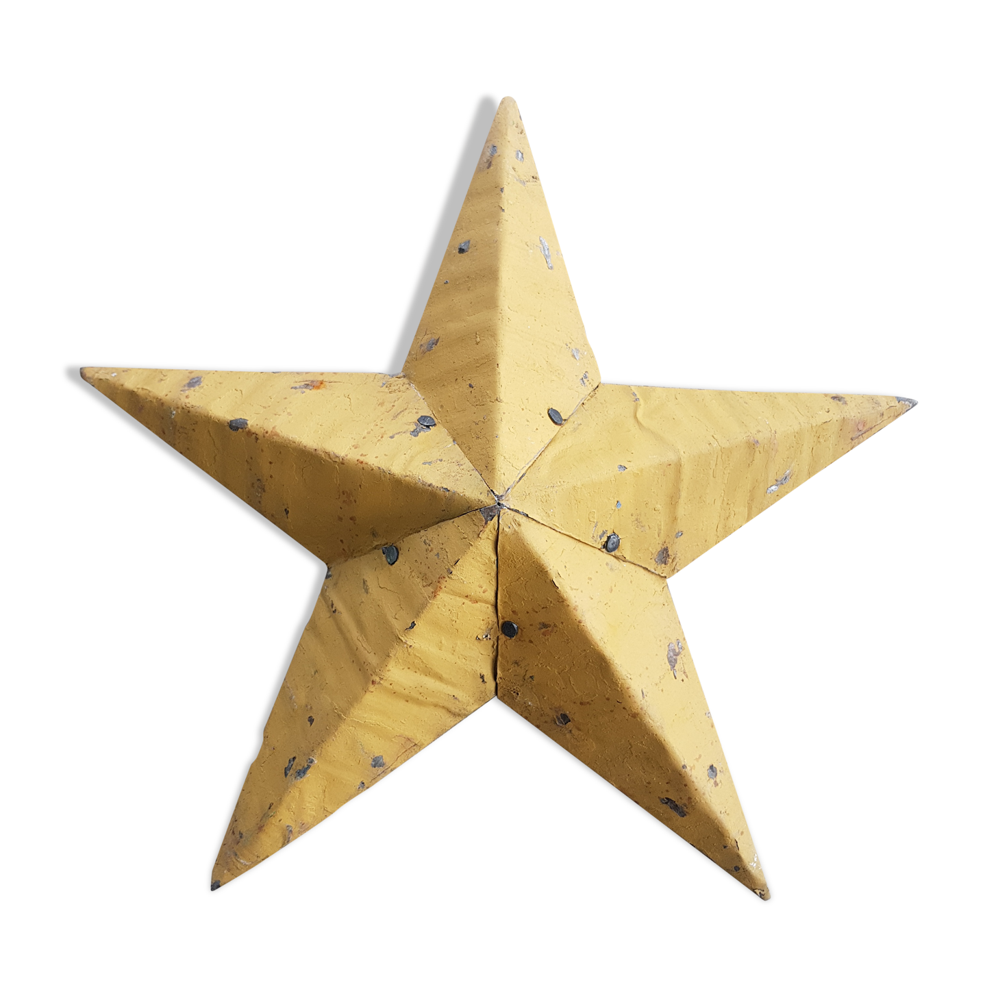 Star amish small model 30 cm mustard