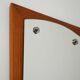 Scandinavian wall mirror in mahogany, 1950s