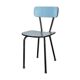 Chaise en formica bleue