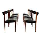 6x vintage Danish chair in Rosewood ‘60