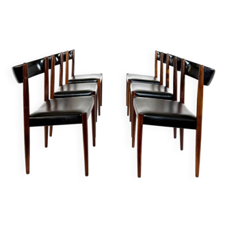 6x vintage Danish chair in Rosewood ‘60