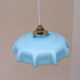 Suspension en opaline bleu ciel