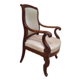 Mahogany armchair with butt
