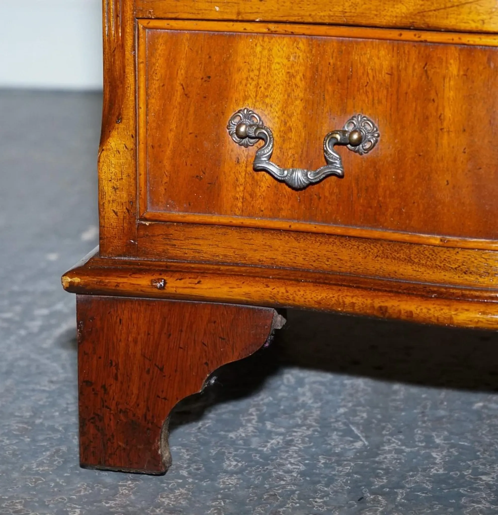 Georgian Style Bedside Tables with Drawers, Set of 2