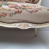 Canapé  tapisserie de style Louis XV