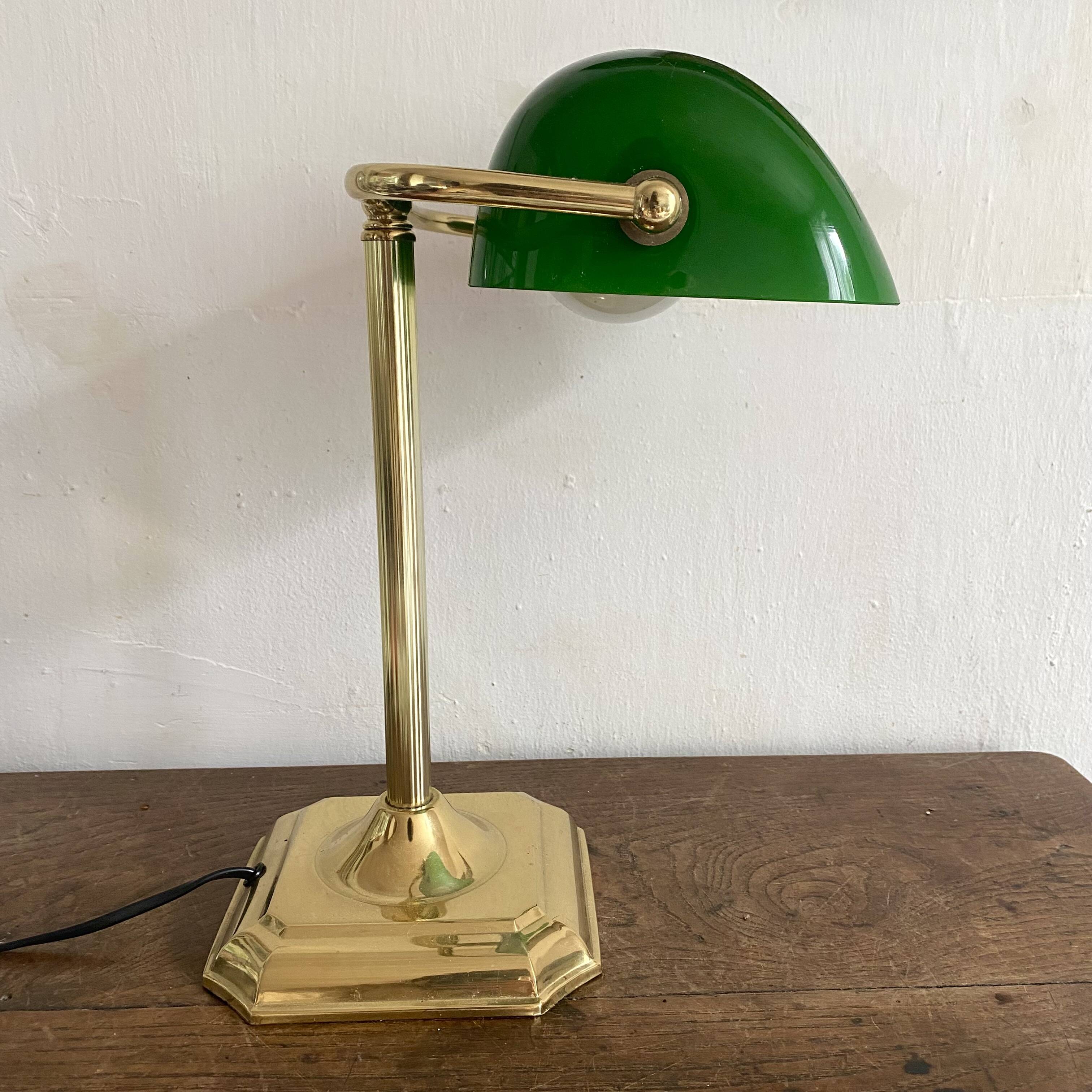 Retro notary lamp, banker lamp.