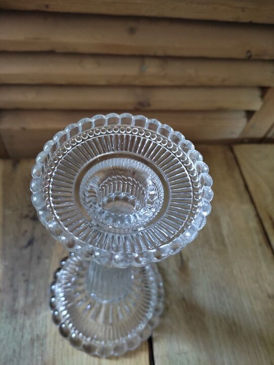 Chandelier candle holder in glass portieux chic décor