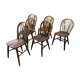 6 Windsor chairs stamped