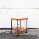 Carrello Bar in legno e metallo smaltato Italia anni '50