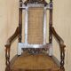 Antique Victorian swivel office armchair
