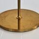 Florian schulz mid-century adjustable floor lamp in full brass, 1970