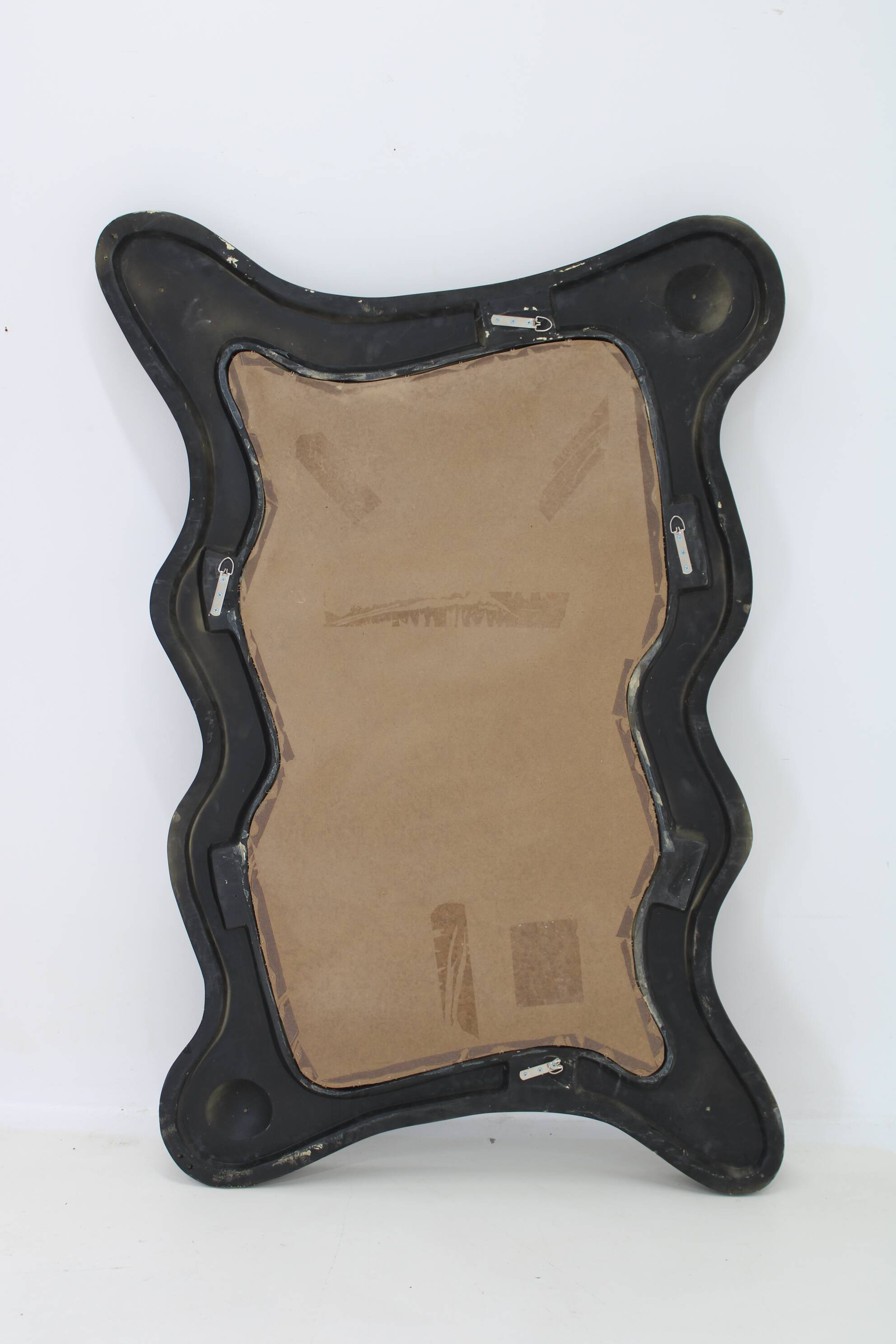 Grand miroir mural en fibre de verre des années 1980, Italie