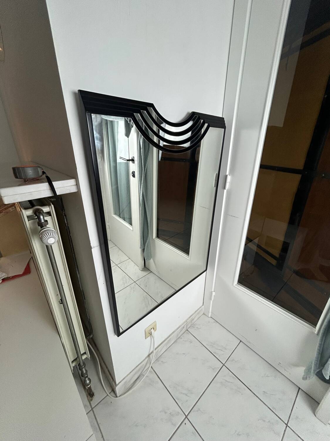 Vintage Deknudt mirror art deco style