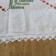 Old embroidered tablecloth