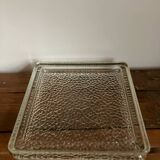 Thick glass storage tray