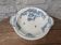 Shallow round plate Boch Frères model Regent with arabesque and foliage decoration.