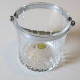 Crystal ice bucket from G. Durand in very good condition