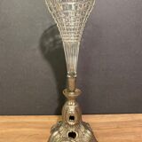 Cone vase, cut crystal bouquet (most certainly Baccarat, Saint Louis ...)