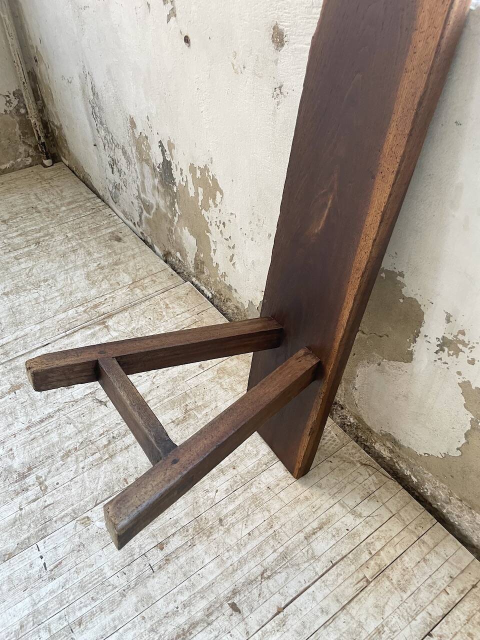 Solid oak bench 230 cm