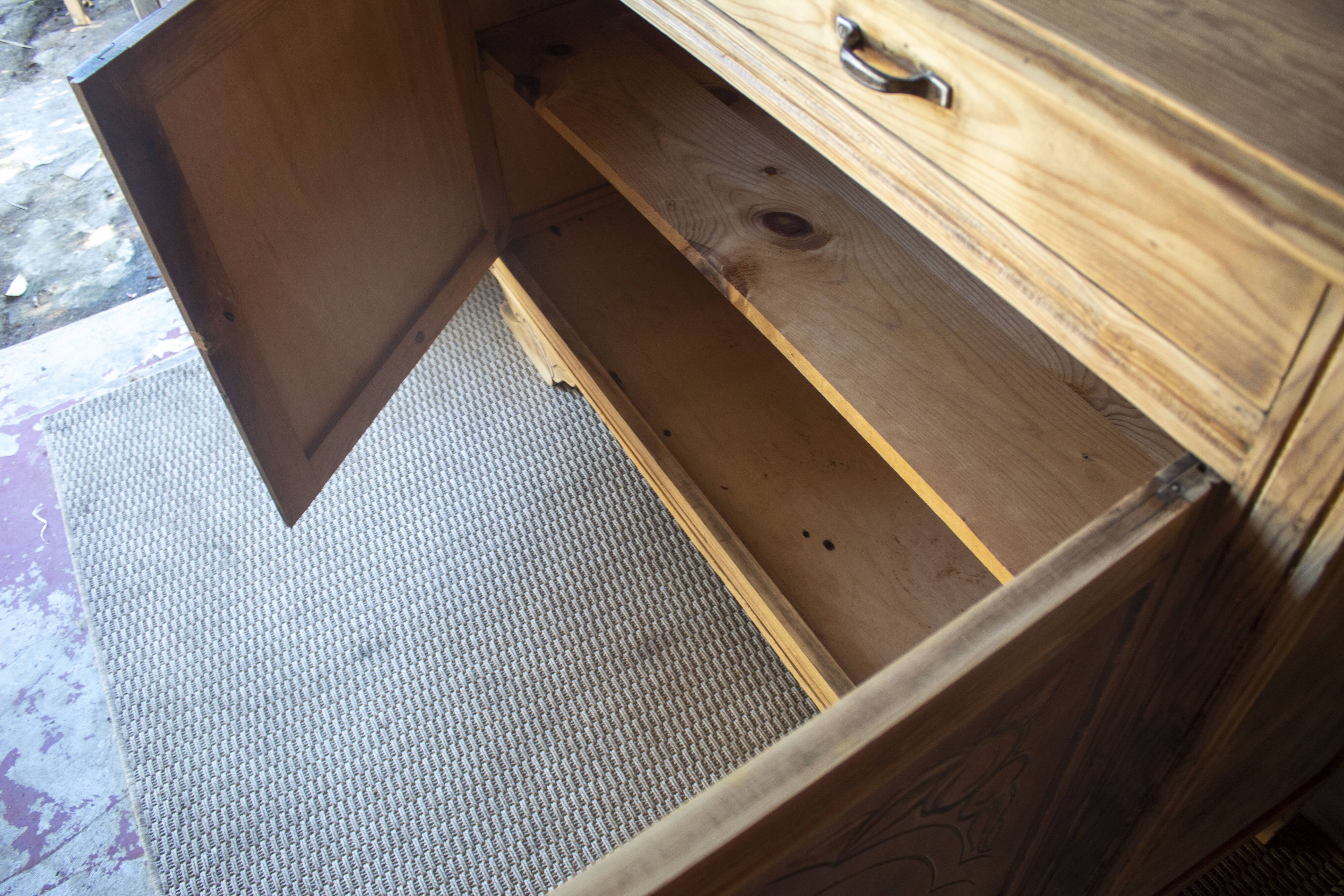 Art Deco buffet in solid wood